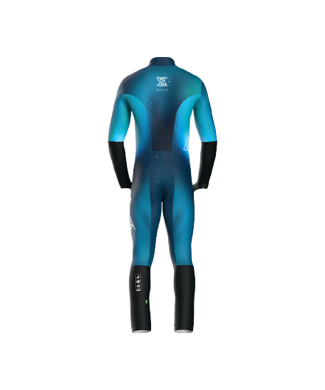 Lyžařská kombinéza Energiapura Aurora Blue Junior (insulated, unpadded) - 2024/25