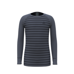 Termoaktivní tričko Odlo Active Warm Eco Kids Stripes BL Top Crew Neck L/S - 2023/24