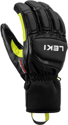 Lyžařské rukavice LEKI Griffin Pro 3D Black/Neon - 2025/26