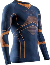 Funkčné tričko X-bionic Energy Accumulator Light Shirt LS Marine/Orange - 2024/25