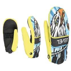 Lyžiarske rukavice Level Overglove Speed Yellow-Blue - 2025/26