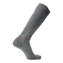 Lyžařské ponožky UYN Woman Ski One Comfort Fit Grey/Purple - 2025/26