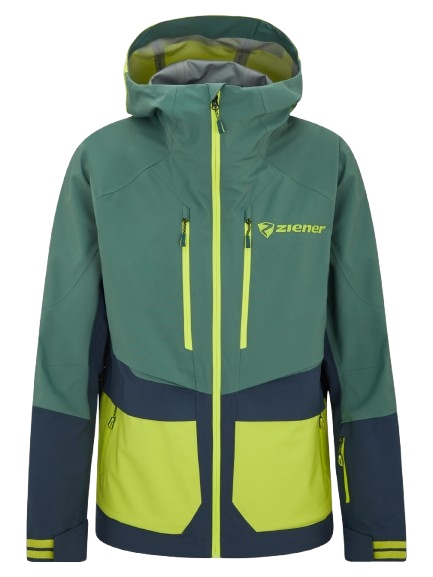 Lyžařská bunda Ziener Trivor Man Padded Dark Navy Lime - 2025/26