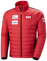 Péřová bunda Helly Hansen World Cup Insulator Jacket Red - 2023/24