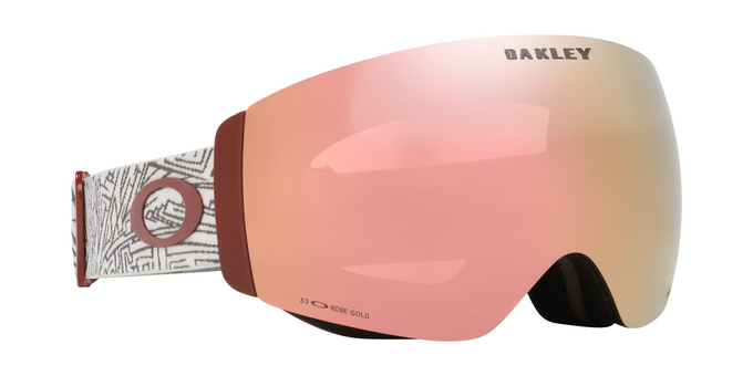 Lyžařské brýle Oakley Flight Deck Pro M Matte Black/Prizm Rose Gold Iridium + Additional lens Prizm Snow Black Iridium - 2025/26