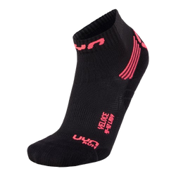 Běžecké ponožky UYN Run Veloce Woman Black/Coral Fluo