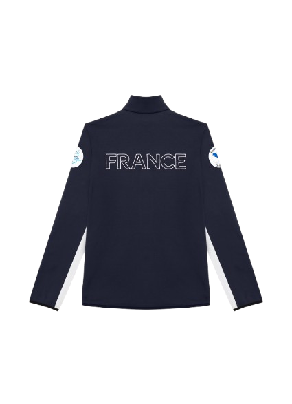 Pánský polar Colmar Full Zip Stretch Fleece White/Blue - 2025/26
