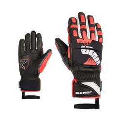 Lyžařské Rukavice Ziener Lonos-z As® Pr Glove Junior Unisex Red - 2025/26