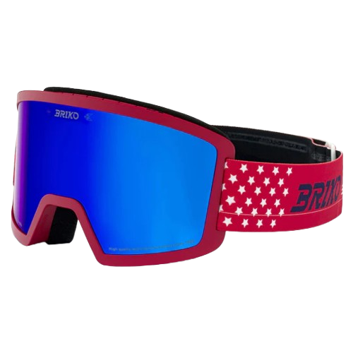 Lyžařské brýle Briko Frostbite USA Matt Red/Tanganora Blue - 2025/26