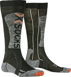 Lyžiarske ponožky X-Socks Ski Energizer LT 4.0 Black/Stone Grey Melange - 2023/24