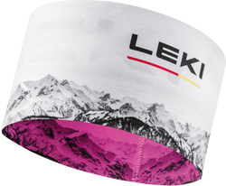 Čelenka LEKI XC Headband neonpink-white - 2023