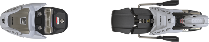 Sjezdové vázání MARKER Comp 12 GW Grey - 2025/26