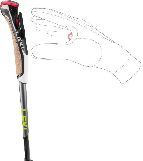 Hole Nordic Walking LEKI Traveller Alu