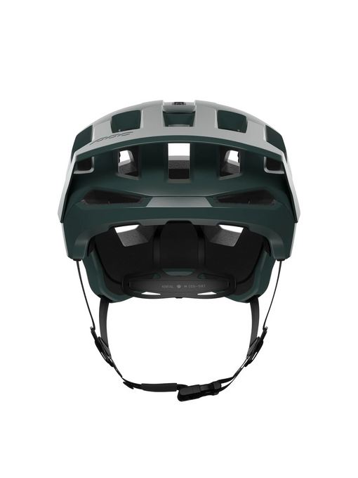 Cyklistická helma POC Kortal Race MIPS Pargasite Green Matt/Hydrogen White Matt - 2025