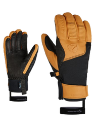 Lyžiarske rukavice Ziener Ganzenberg-z As® Aw Glove Man Black Tan - 2025/26