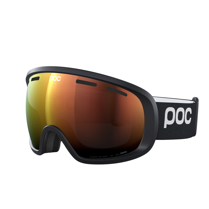 Lyžařské brýle POC Fovea Uranium Black/Partly Sunny Orange - 2025/26