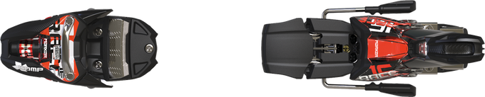 Zjazdové viazanie Marker XComp 16 Black Flo Red - 2025/26