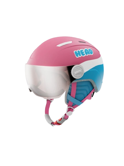 Lyžařská helma HEAD Maja Visor Pink/Blue - 2025/26