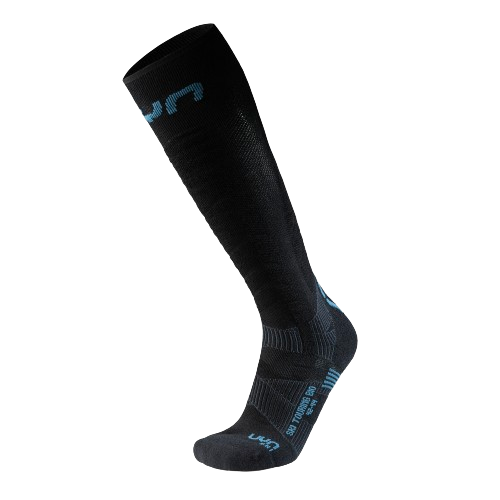 Lyžařské ponožky UYN Man Ski Touring One Bio Socks Black/Blue - 2025/26