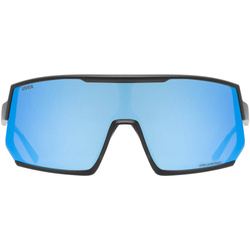 Sluneční brýle Uvex Sportstyle 235 P - Black Mat/Mirror Blue - 2023