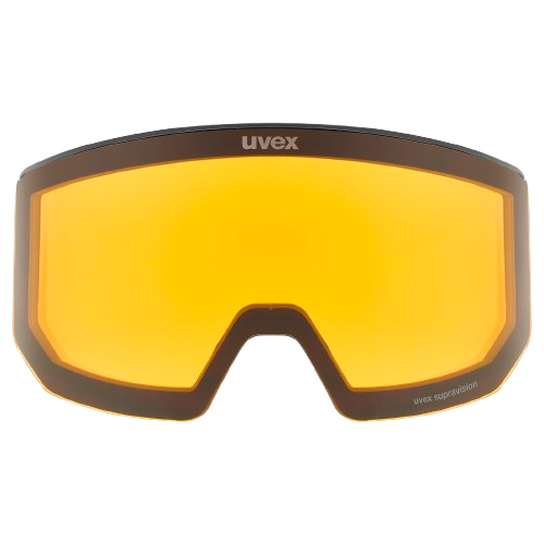 Lyžiarske okuliare Uvex lace ATTRACT FM Black Matt/Mirror Blue + spare lens - 2025/26