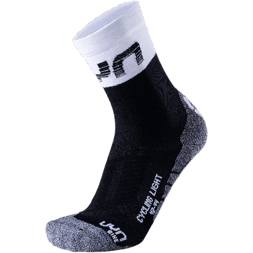 Cyklistické Ponožky UYN Man Cycling Light Socks Black/White
