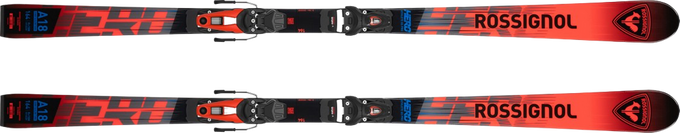 Sjezdové lyže Rossignol Hero Athlete GS PRO 126 -171 R21 + NX 10 GW B73 Black Hot Red - 2025/26