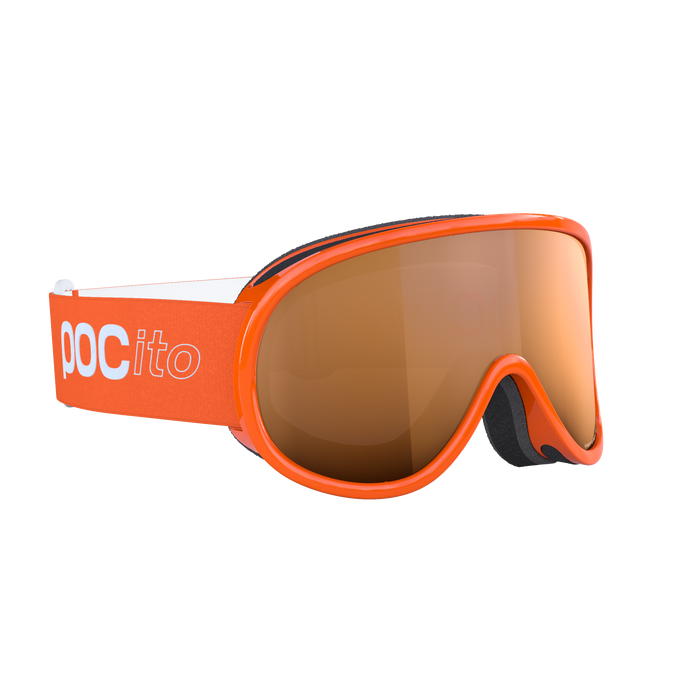 Lyžařské brýle POC Pocito Retina Fluorescent Orange/Partly Sunny Light Orange - 2025/26