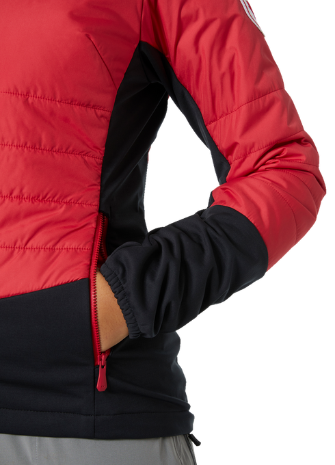 Péřová bunda Helly Hansen World Cup Insulator Jacket Red - 2023/24