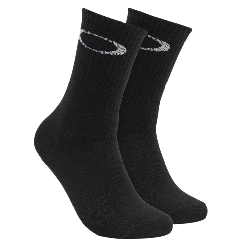 Ponožky Oakley Ellipse Crew Sock Blackout - 2025