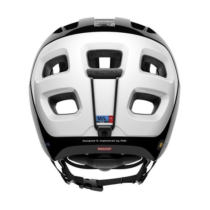 Cyklistická prilba POC TECTAL RACE SPIN URANIUM BLACK/HYDROGEN WHITE - 2021