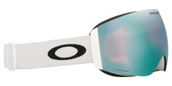 Lyžařské brýle Oakley Flight Deck Pro M Matte White/Prizm Snow Sapphire Iridium + Additional lens Prizm Snow Iced Iridium - 2025/26