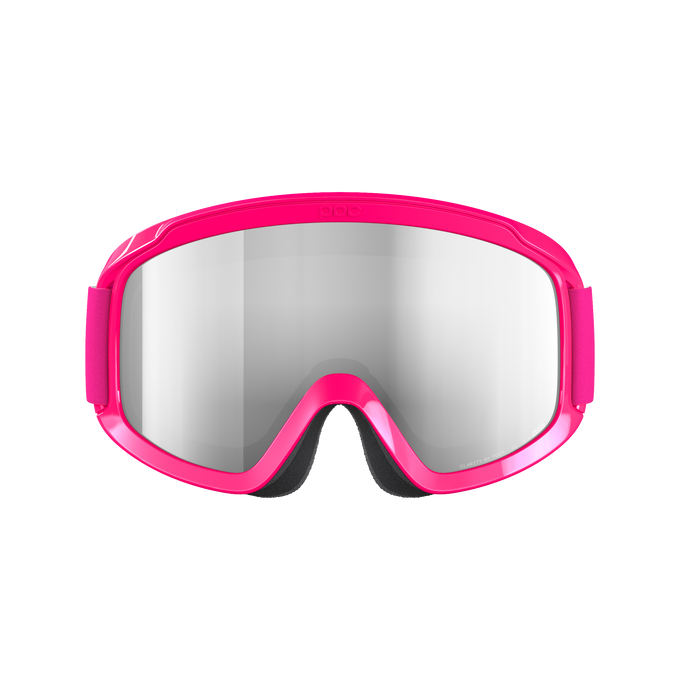 Lyžařské brýle POC POCito Opsin Fluorescent Pink/Partly Sunny Silver - 2025/26