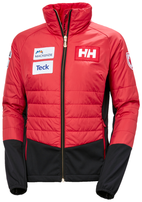 Péřová bunda Helly Hansen World Cup Insulator Jacket Red - 2023/24