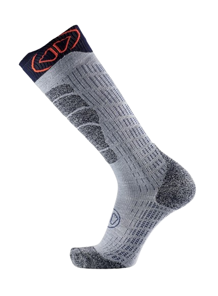 Lyžařské ponožky Sidas Ski Merino Grey/Orange