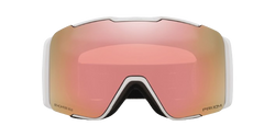 Lyžařské brýle Oakley Line Miner Pro M Matte White Prizm Rose Gold + náhradní zorníky Prizm Sapphi - 2024/25