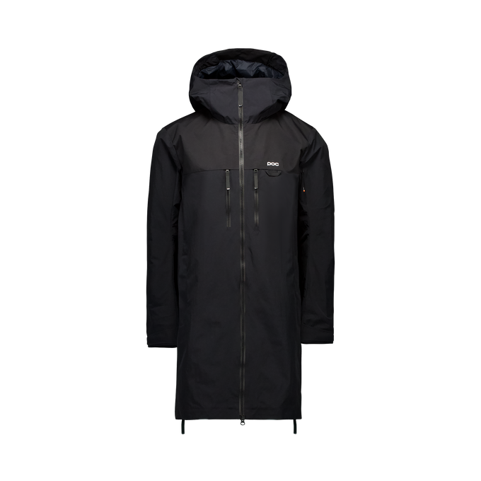 Pláštěnka POC Race Mentor Coat Uranium Black - 2025/26