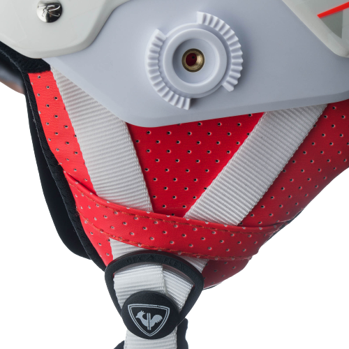 Lyžařská helma Rossignol Hero Slalom Impacts White + Chinguard - 2025/26