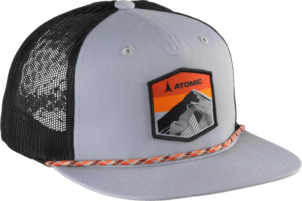 Víčko Atomic Alps Trucker Cap Stone Grey – 2025/26