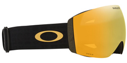 Lyžařské brýle Oakley Flight Deck Pro L Mettalic Black Gold/Prizm 24K + Additional lens Prizm Snow Iced Iridium - 2025/26