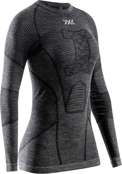 Funkční triko X-bionic Symbio Merino Shirt LS WMN Rhino Grey - 2024/25