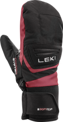 Lyžařské rukavice LEKI Griffin 3D Mitt Junior Black/Rose - 2025/26