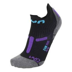 Běžecké ponožky UYN Woman Run 2IN Socks Black/Violet