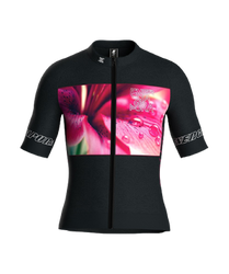 Cyklistický dres Energiapura T-Shirt Full Zip Life Lily Black/Ragl Alexander - 2023