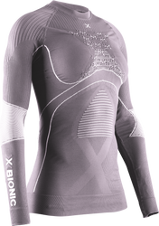 Funkčné tričko X-bionic Energy Accumulator 4.0 Shirt LG SL WMN DUSTY LAVENDER/ARCTIC WHITE - 2025/26
