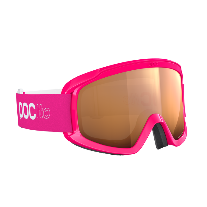 Lyžařské brýle POC POCito Opsin Fluorescent Pink/Partly Sunny Light Orange - 2025/26