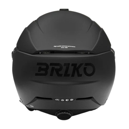 Lyžařská helma Briko Elio Visor Photo Matt Black - 2025/26