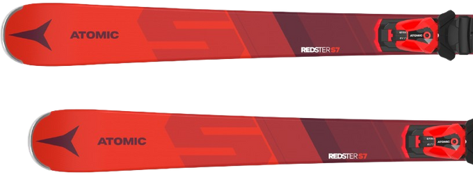 Sjezdové lyže Atomic Redster S7 + MI 12 GW Red/Black - 2024/25