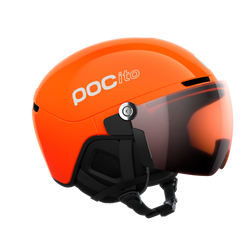 Lyžařská helma POC POCito Obex Visor Fluorescent Orange - 2025/26