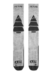 Lyžařské ponožky Picture Wooling Ski Grey Melange - 2024/25